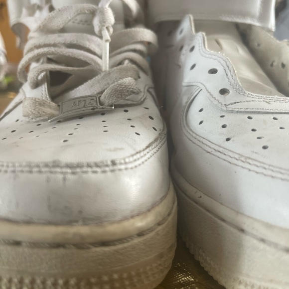 White OG, vintage Air Jordan Nike size 9 high top - Picture 12 of 14